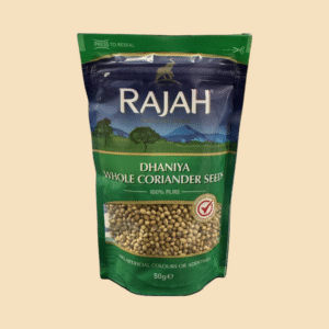 Rajah Dhaniya Whole Coriander Seeds 50g