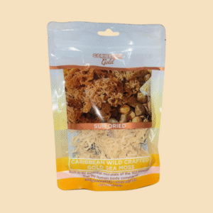 Caribbean Gold Wildcrafted Gold Sea Moss 100g - Alphanso Afro-Caribbean Foods